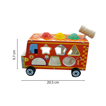 Camión de Bomberos Didáctico de Madera