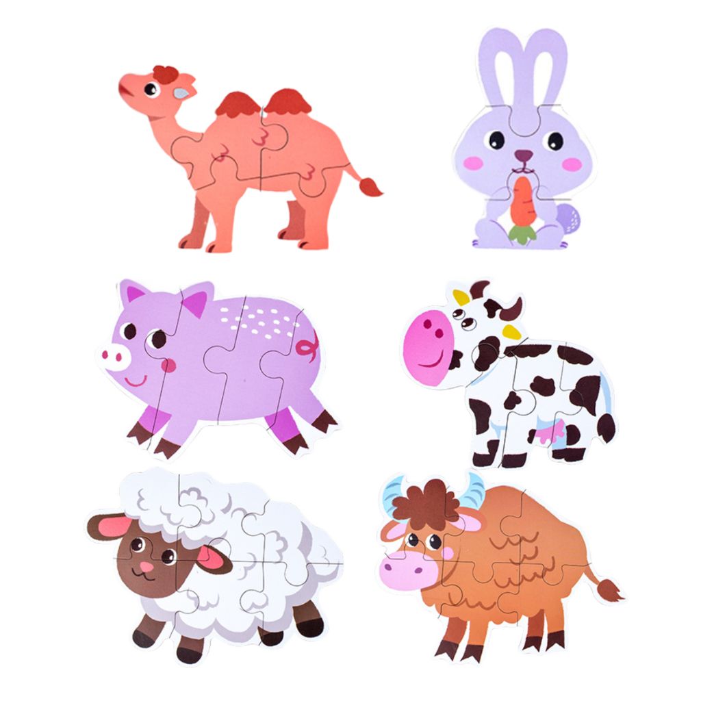 Rompecabezas Animales del Mundo en Estuche Metálico