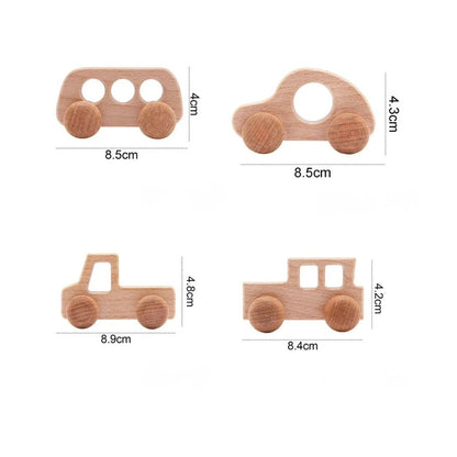 Set Mis Primeros Autitos de Madera