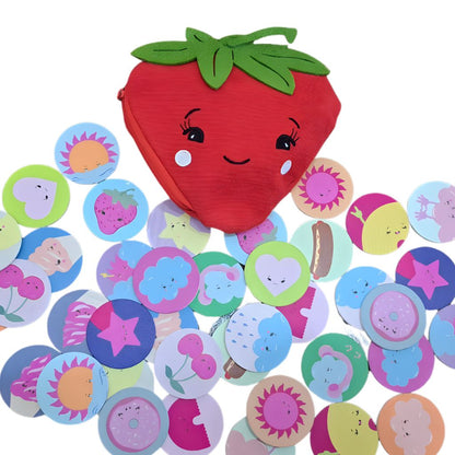 Juego de Memoria de Frutilla con Estuche
