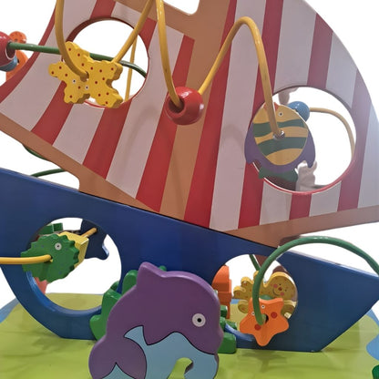 Laberinto de Cuentas XL  Barco Pirata (43×40 cm)