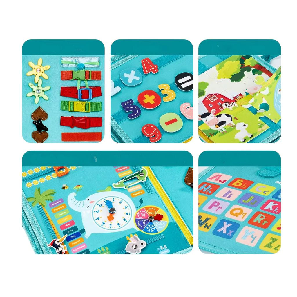 Maletín Sensorial Educativo Granja 4 en 1