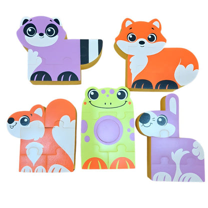 Rompecabezas Animalitos Felices de Goma Eva