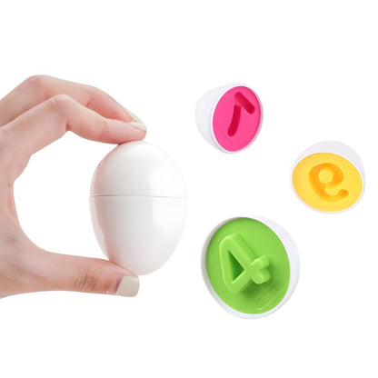 Set de Huevitos Didácticos con Números y Colores