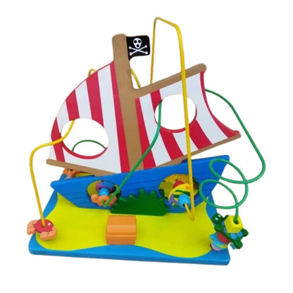 Laberinto de Cuentas XL  Barco Pirata (43×40 cm)