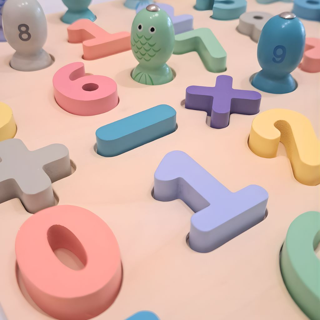 Tablero Didáctico Números con Pesca Magnética