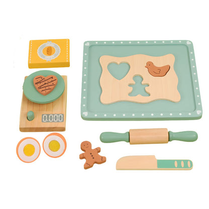 Juego de Galletas de Madera con Accesorios