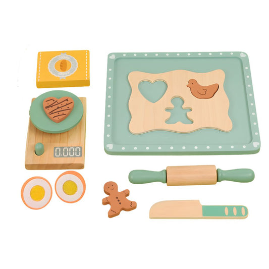 Juego de Galletas de Madera con Accesorios