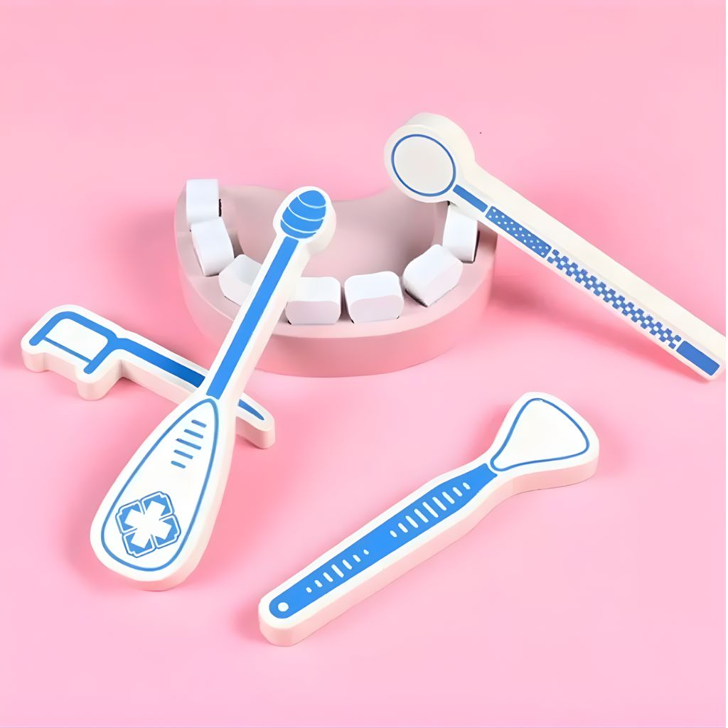 Maletín Médico Infantil con Accesorios de Madera