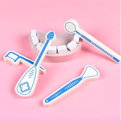 Maletín Médico Infantil con Accesorios de Madera