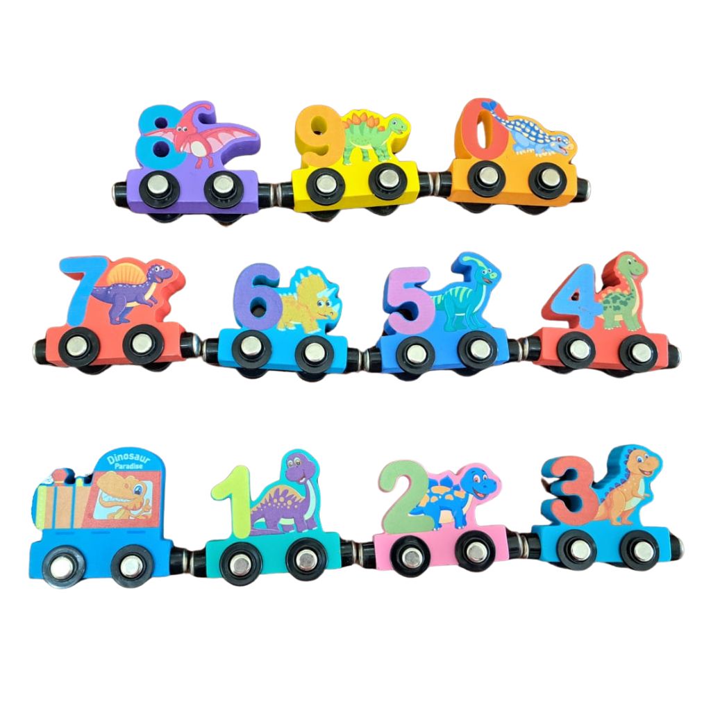 Tren Númerico Magnético Dinosaurio