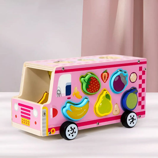 Camión de Frutas Didáctico de Madera