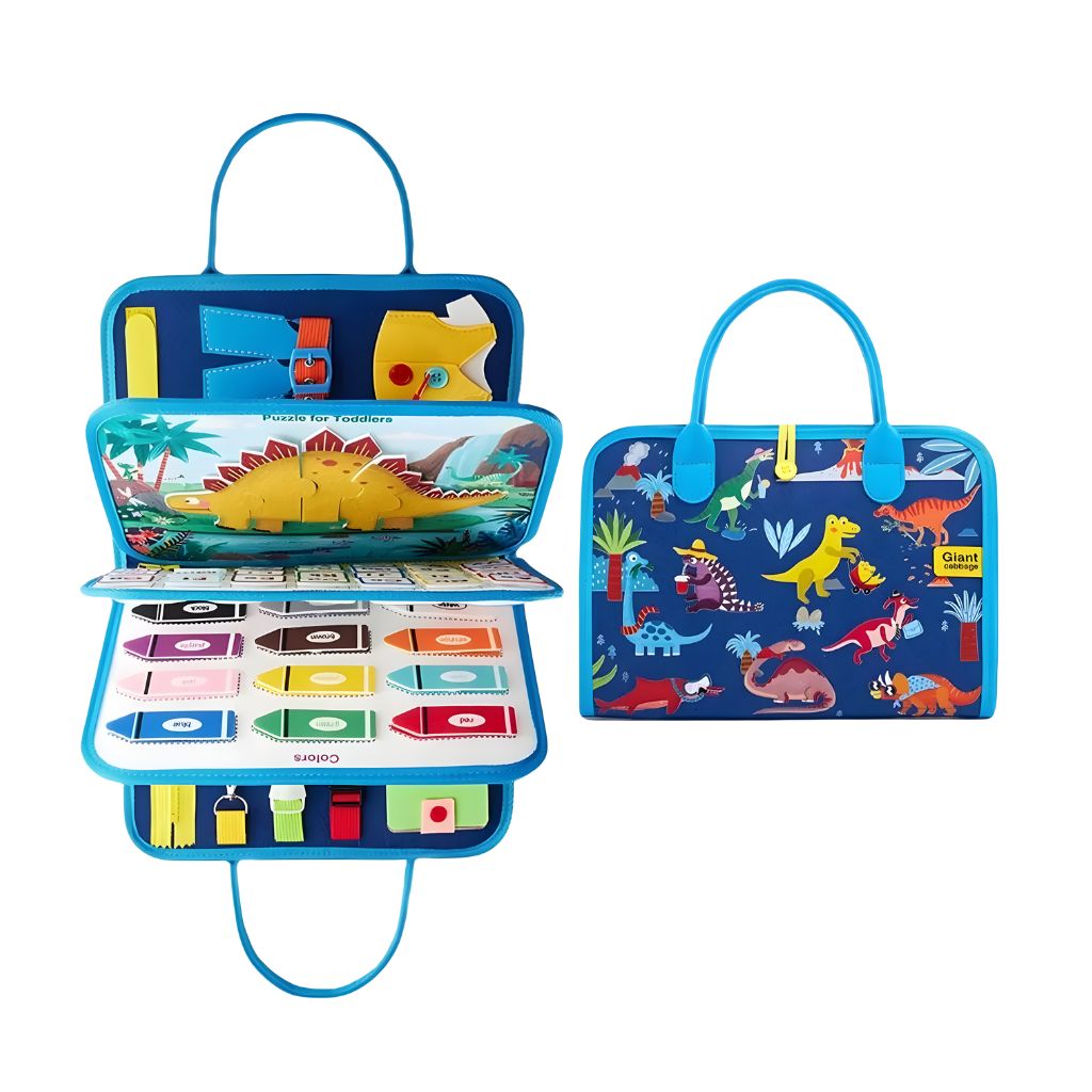 Maletín Sensorial Educativo Dino 8 en 1