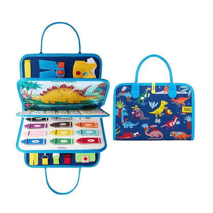 Maletín Sensorial Educativo Dino 8 en 1