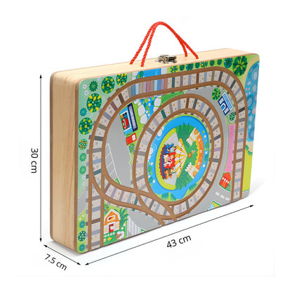 Ciudad Didáctica con Trencito de Madera a Pilas