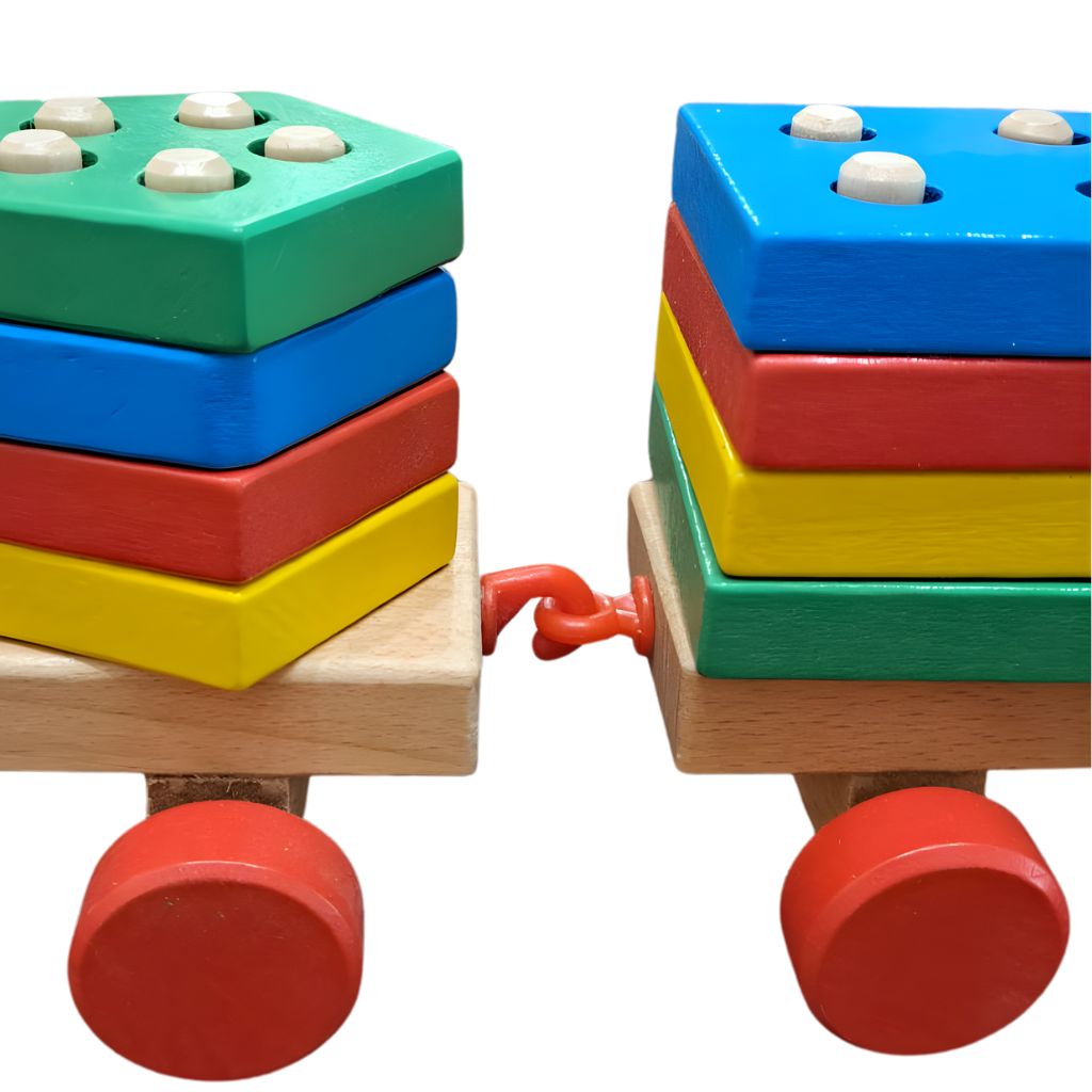 Tren Apilable de Madera