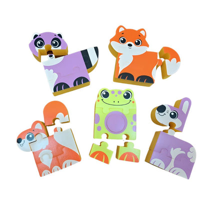 Rompecabezas Animalitos Felices de Goma Eva