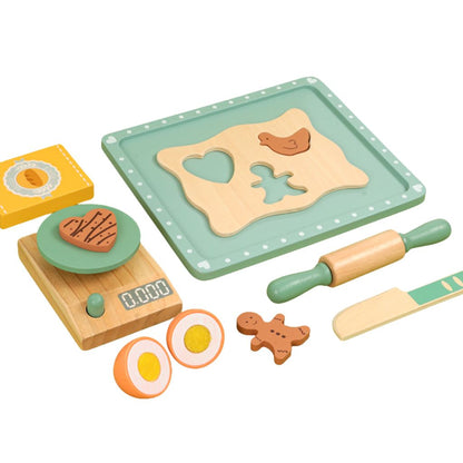 Juego de Galletas de Madera con Accesorios