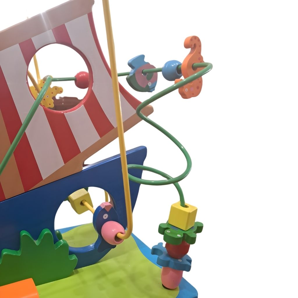 Laberinto de Cuentas XL  Barco Pirata (43×40 cm)