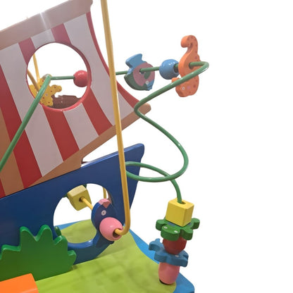 Laberinto de Cuentas XL  Barco Pirata (43×40 cm)