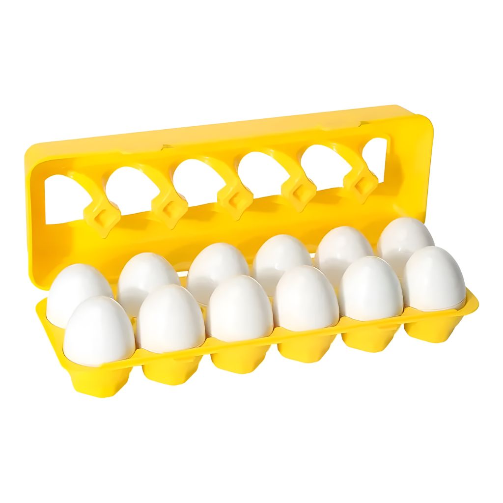 Set de Huevitos Didácticos con Números y Colores