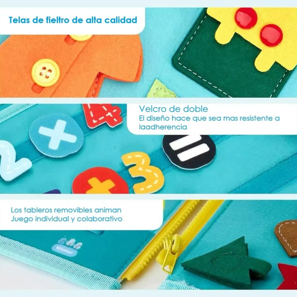 Maletín Sensorial Educativo Granja 4 en 1