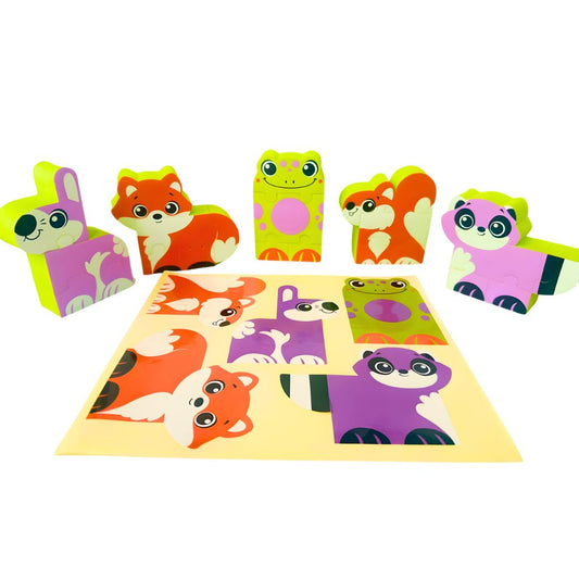 Rompecabezas Animalitos Felices de Goma Eva