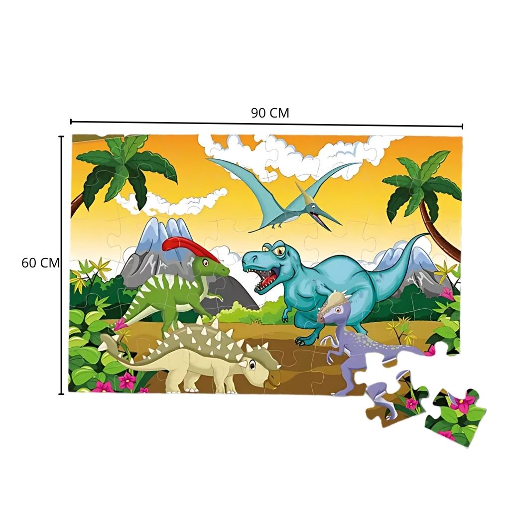 Rompecabezas Jumbo Dinosaurios 48 Piezas