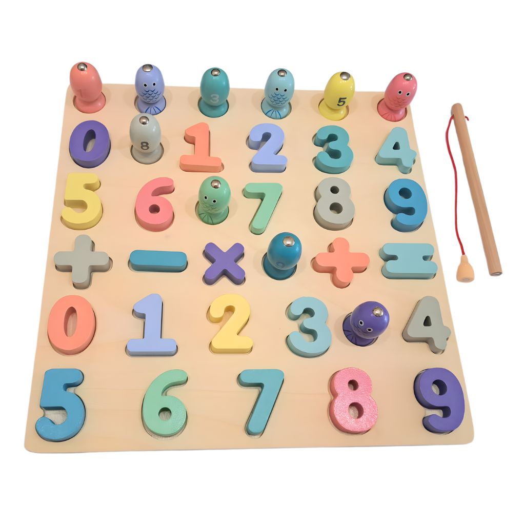 Tablero Didáctico Números con Pesca Magnética