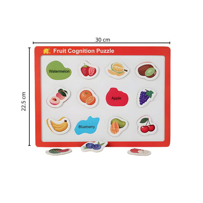 Tablero de Encaje Magnético Frutas