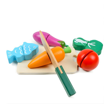 Set de Frutas y Verduras para Cortar con Velcro