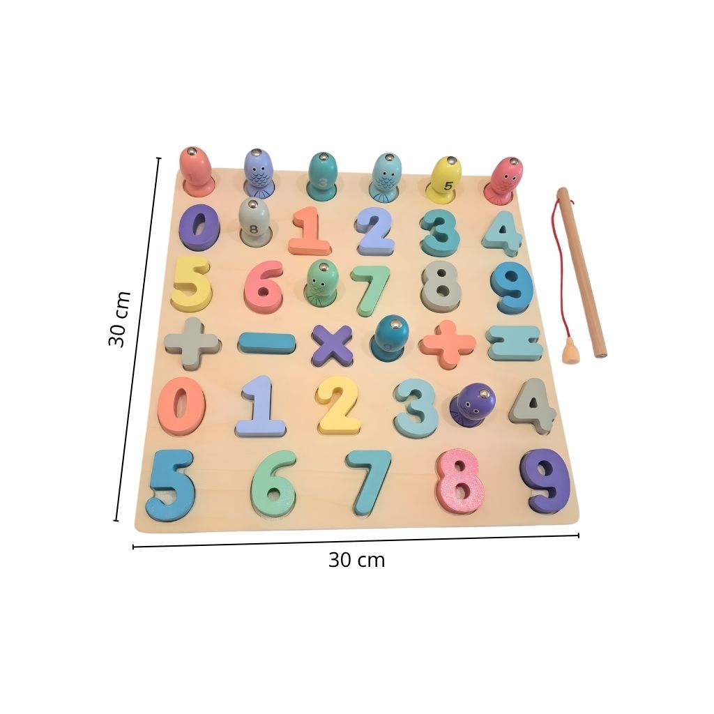 Tablero Didáctico Números con Pesca Magnética