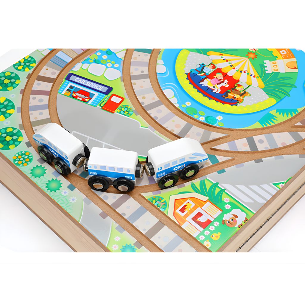 Ciudad Didáctica con Trencito de Madera a Pilas