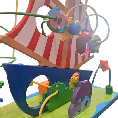 Laberinto de Cuentas XL  Barco Pirata (43×40 cm)