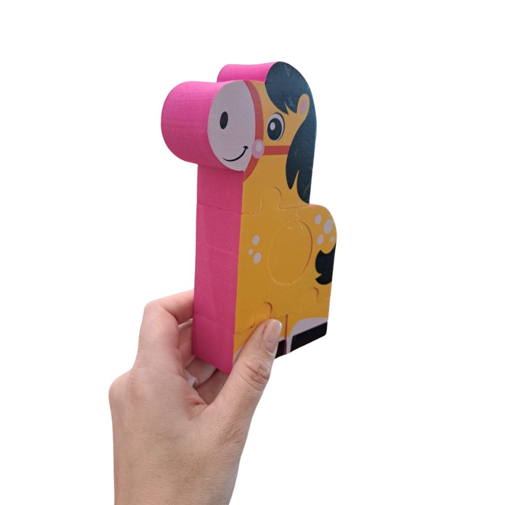 Rompecabezas Animalitos de la Granja de Goma Eva