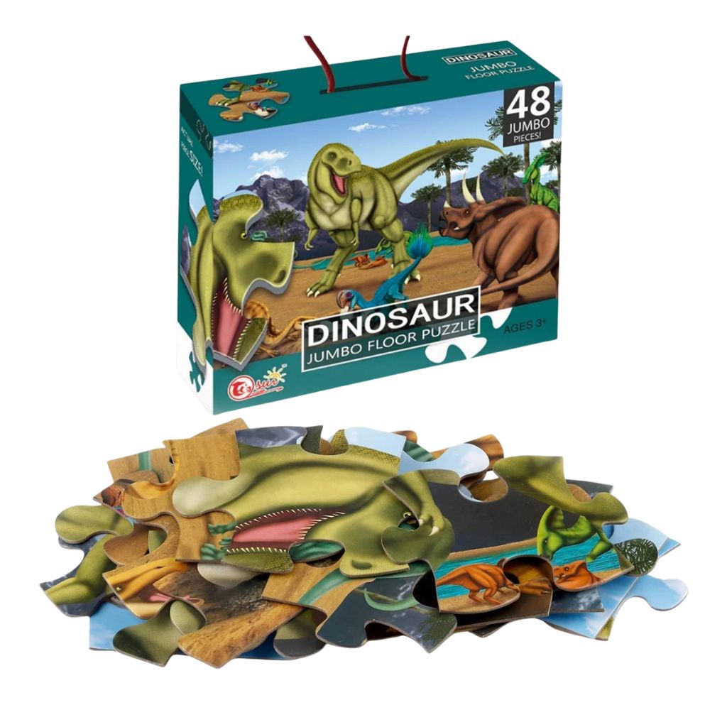 Rompecabezas Jumbo de Dinosaurios 48 Piezas