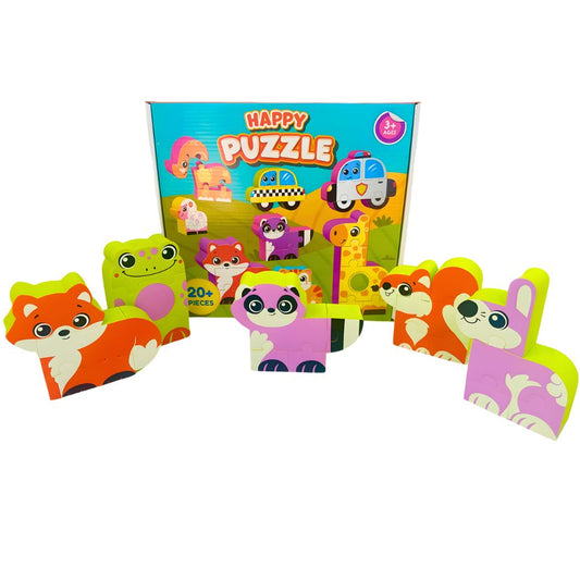 Rompecabezas Animalitos Felices de Goma Eva