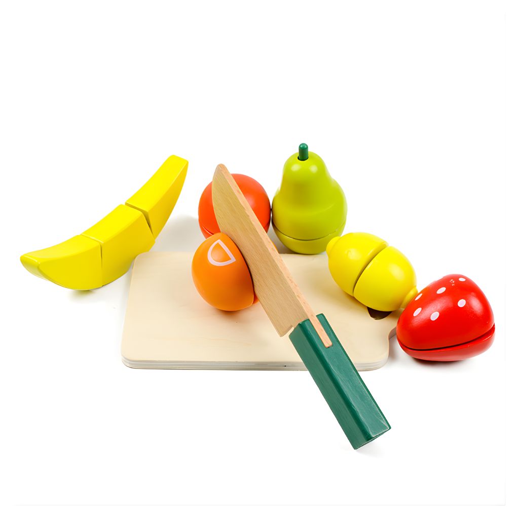 Set de Frutas y Verduras para Cortar con Velcro