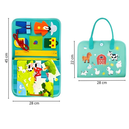 Maletín Sensorial Educativo Granja 4 en 1