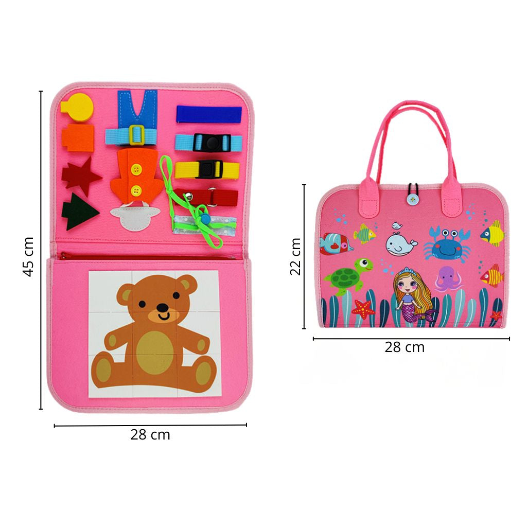 Maletín Sensorial Educativo Sirena 4 en 1