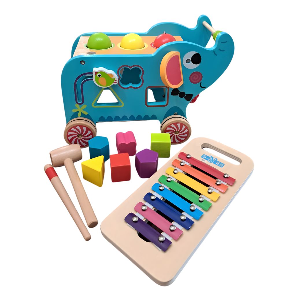 Elefante Didáctico con Xilófono