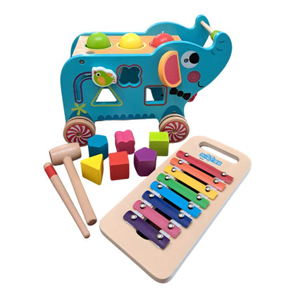 Elefante Didáctico con Xilófono