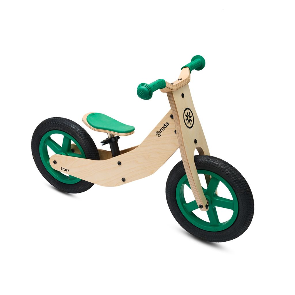 Bicicleta de Madera Roda Start - Verde
