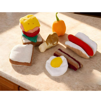 Set de Comiditas Suaves y Esponjosas de Tela 12 Piezas