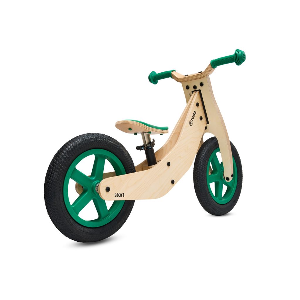 Bicicleta de Madera Roda Start - Verde