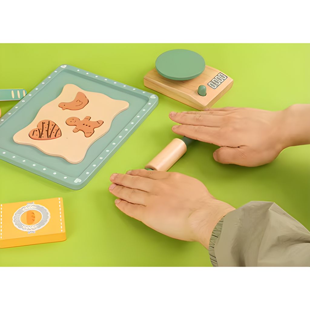 Juego de Galletas de Madera con Accesorios