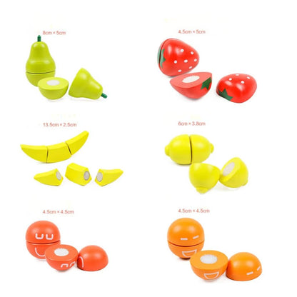 Set de Frutas y Verduras para Cortar con Velcro
