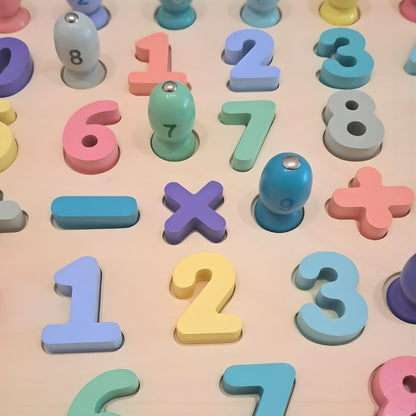 Tablero Didáctico Números con Pesca Magnética