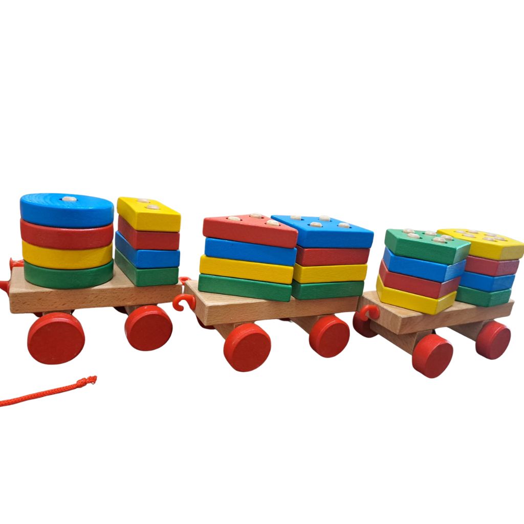 Tren Apilable de Madera