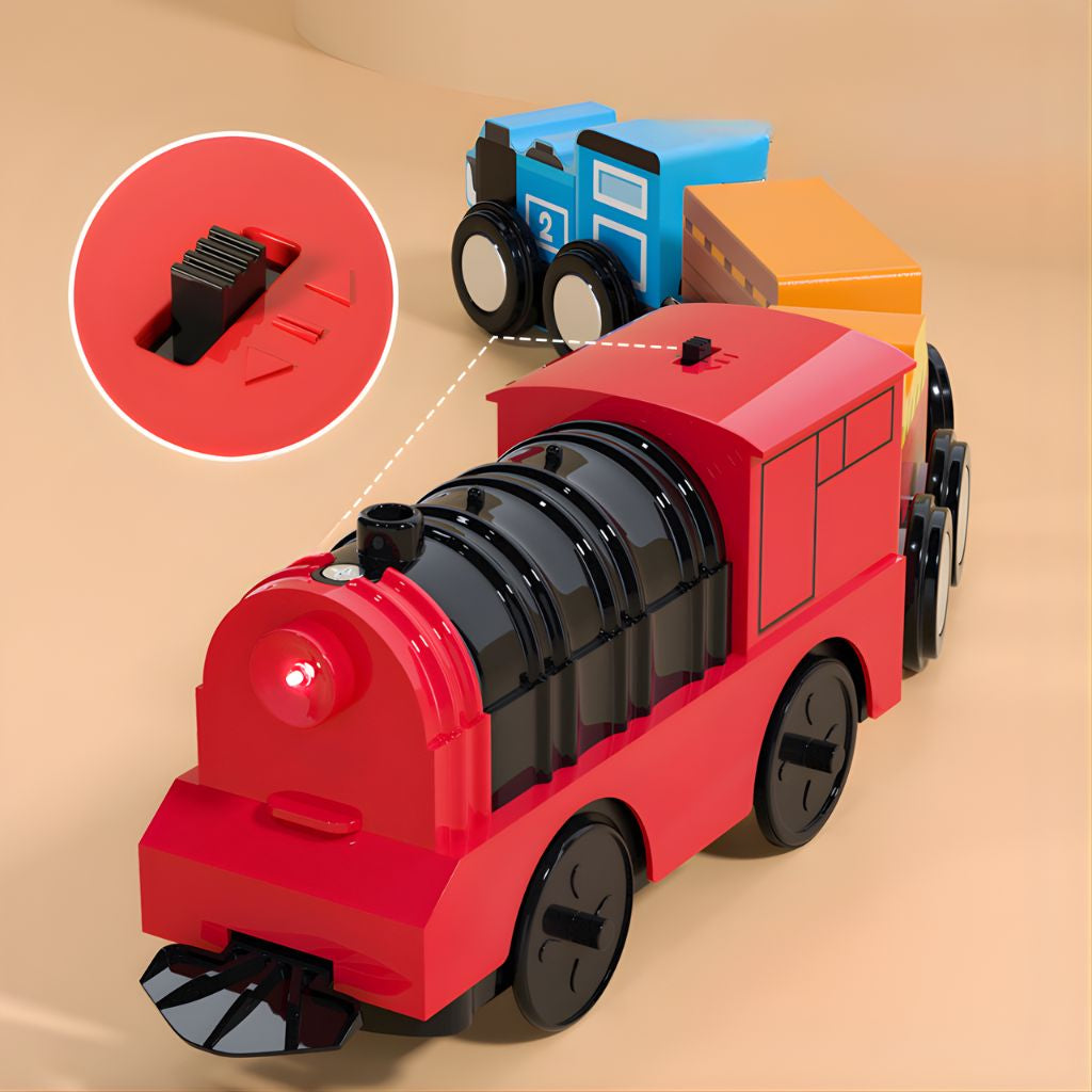 Ciudad Didáctica con Trencito de Madera a Pilas